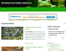 Tablet Screenshot of info-animales.com